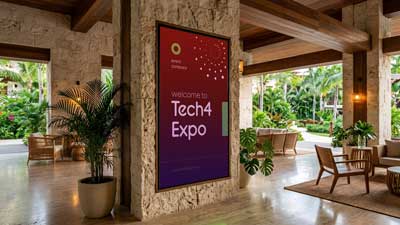 Hotel digital signage