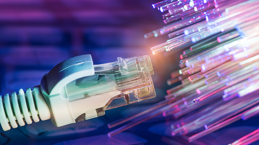 IP cable and fiber background