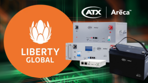 Liberty Global logo and ATX's Areca product portfolio