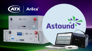 Astound logo; ATX Areca Energy Solutions logo