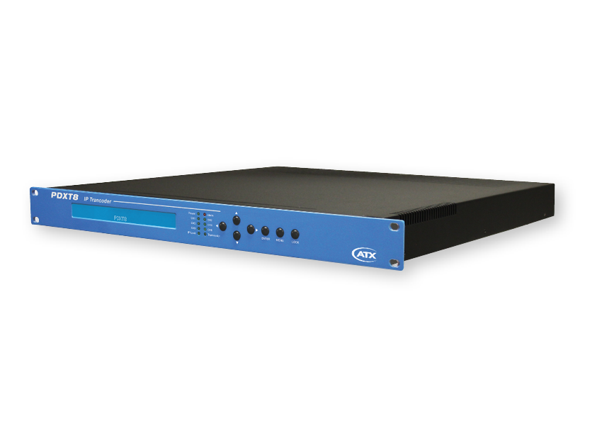 PDXT8: IP Transcoder (4 HD / 8 SD)