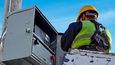 Installation of Energy Systems in aerial cabinet