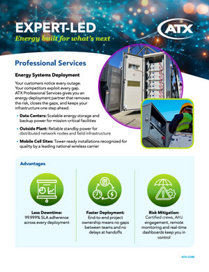 ATX Professional Services Energy Deployment Brochure Cover