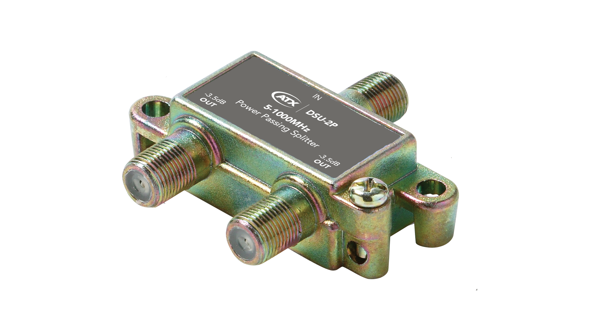 DSU-2P: 2-Port 1GHz Power Passing Splitter - ATX Networks