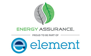 Energy Assurance Logo on green background