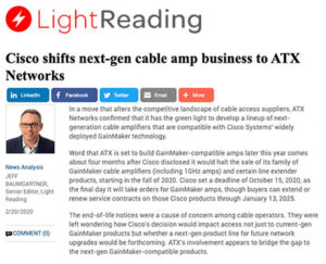 Light Reading Article