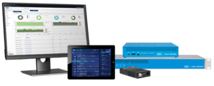 Visium MVP Solution products: Visium MD Mini and control app, Visium Set-back Box, and Visium Manager