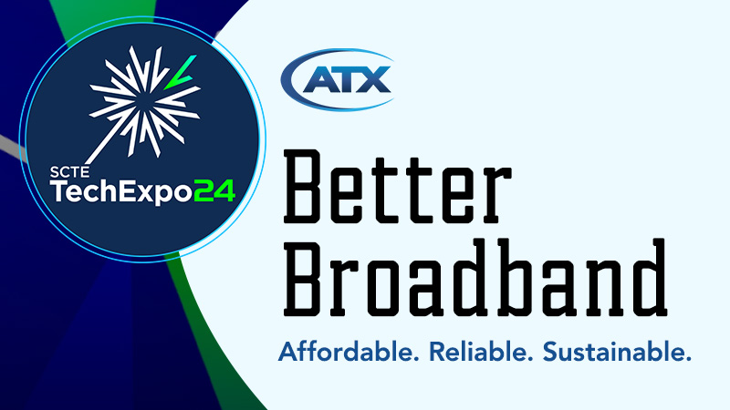 ATX logo - Better Broadband: Affordable. Reliable. Sustainable.