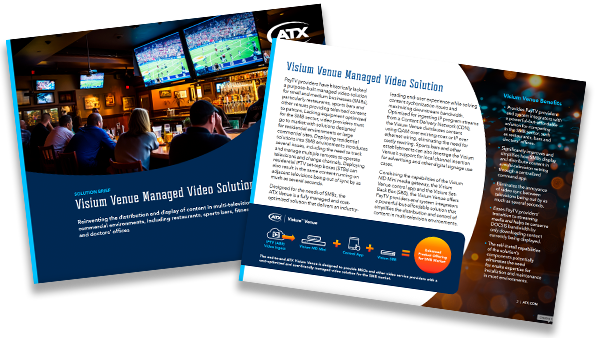 Visium MVP Managed Video Solution - Solution Brief Cover