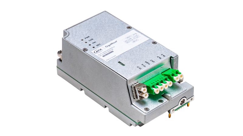 GigaWave Opti-HUB Switch (front left view)